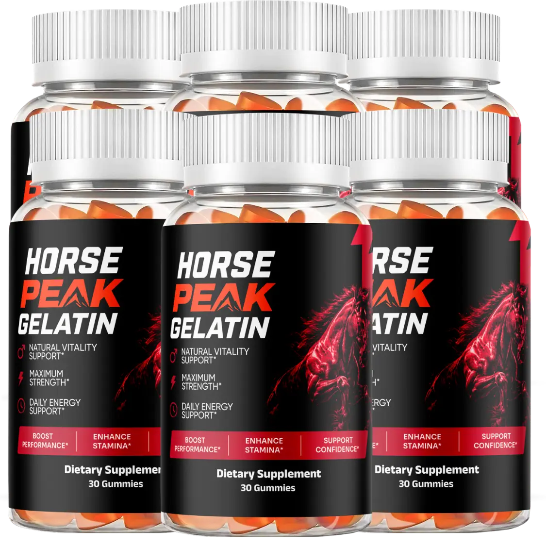 HorsePeak 6 Bottle Bundle - Maximum Vigor & Ultimate Performance Supply